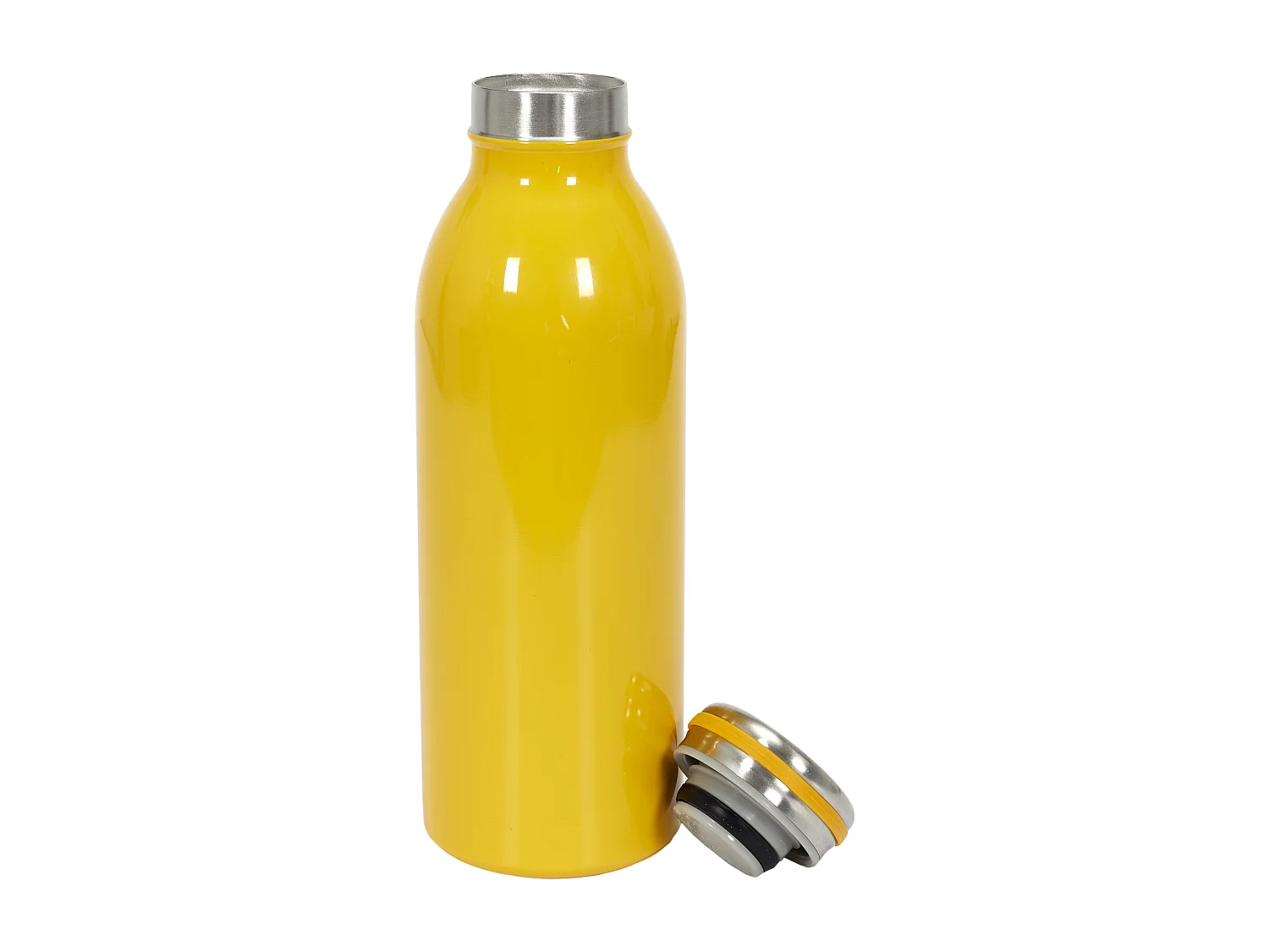 Bouteille De Transport Isotherme Jaune 45cl Jaune