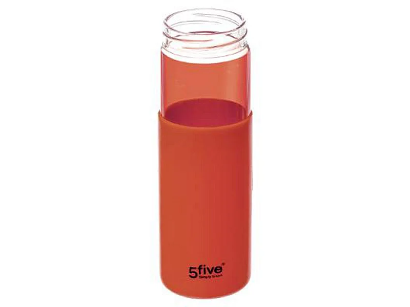 Bouteille Gourde en Verre "Modern" 0,55L Rose