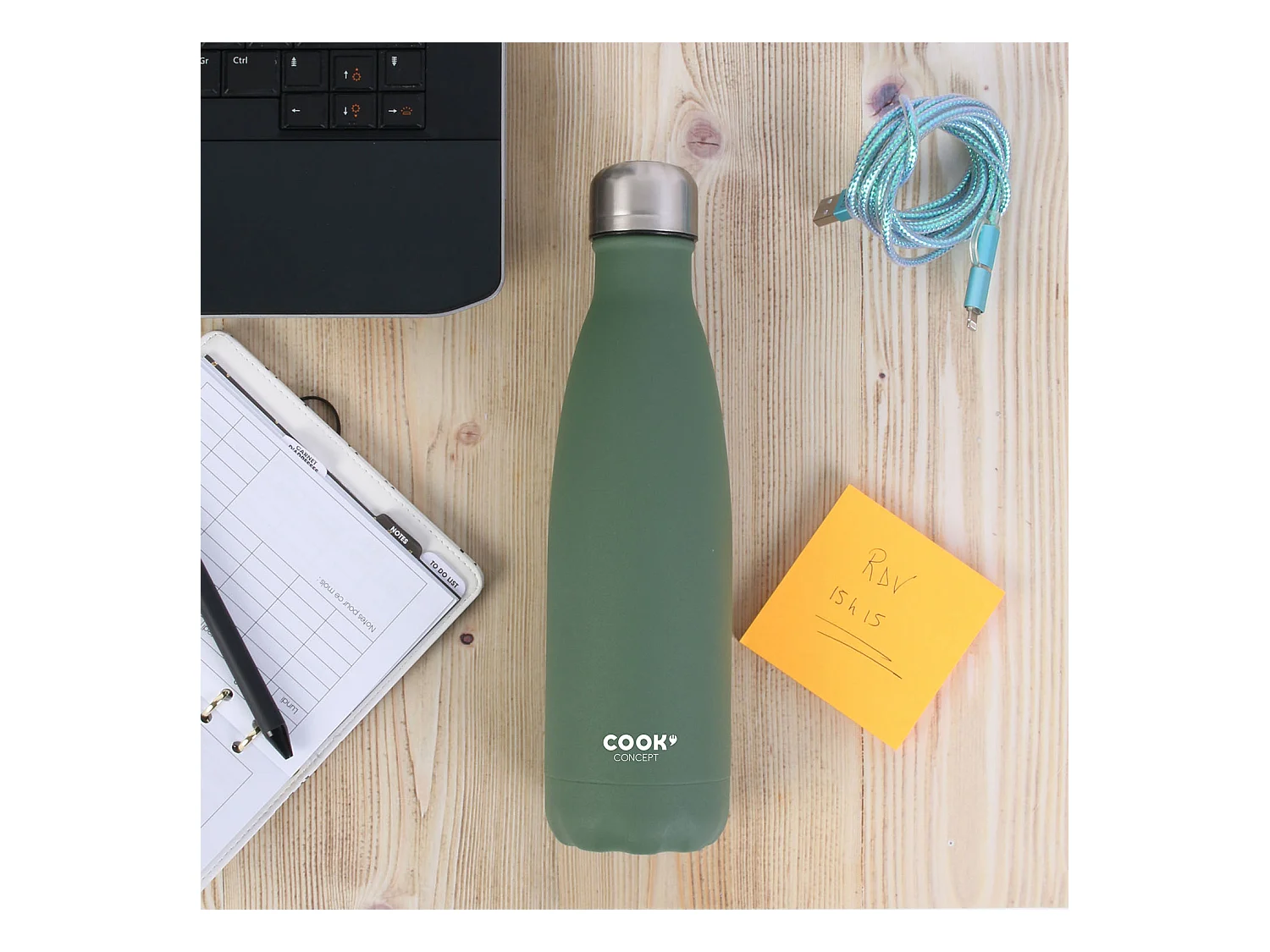 Bouteille De Transport Isotherme Verte 50cl Vert