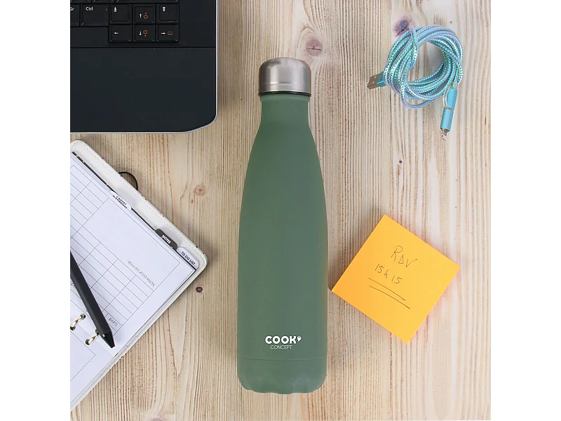 Bouteille De Transport Isotherme Verte 50cl Vert