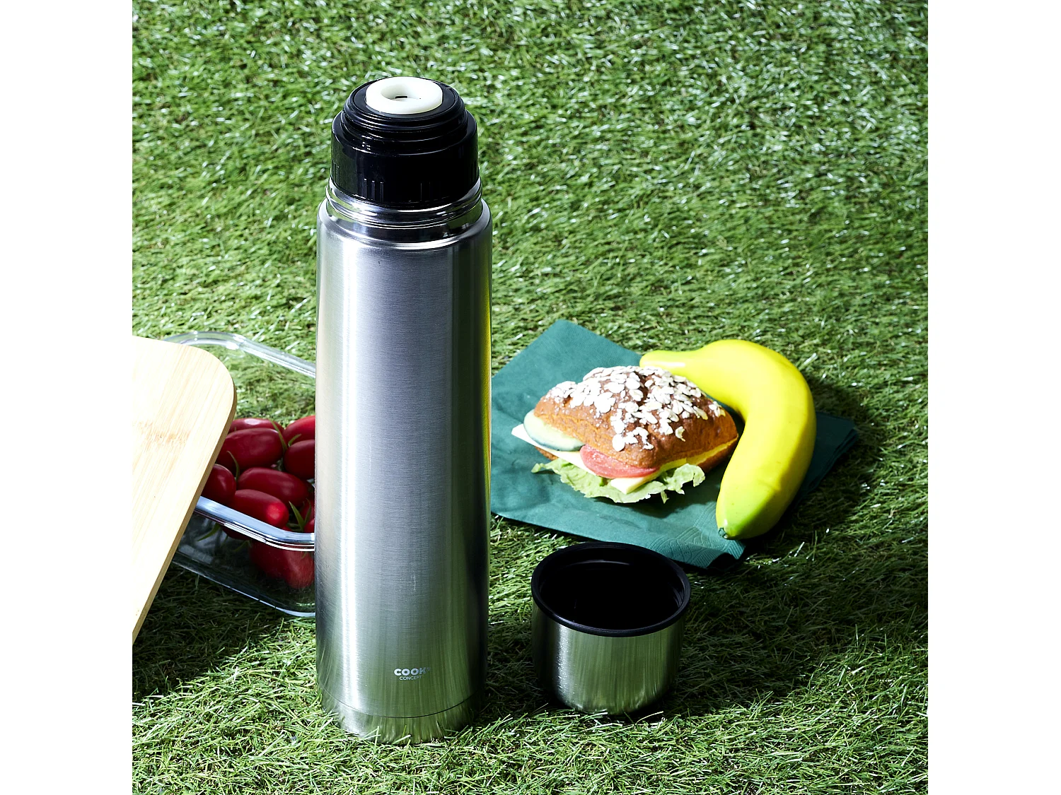 Bouteille De Transport Isotherme 1l Argent