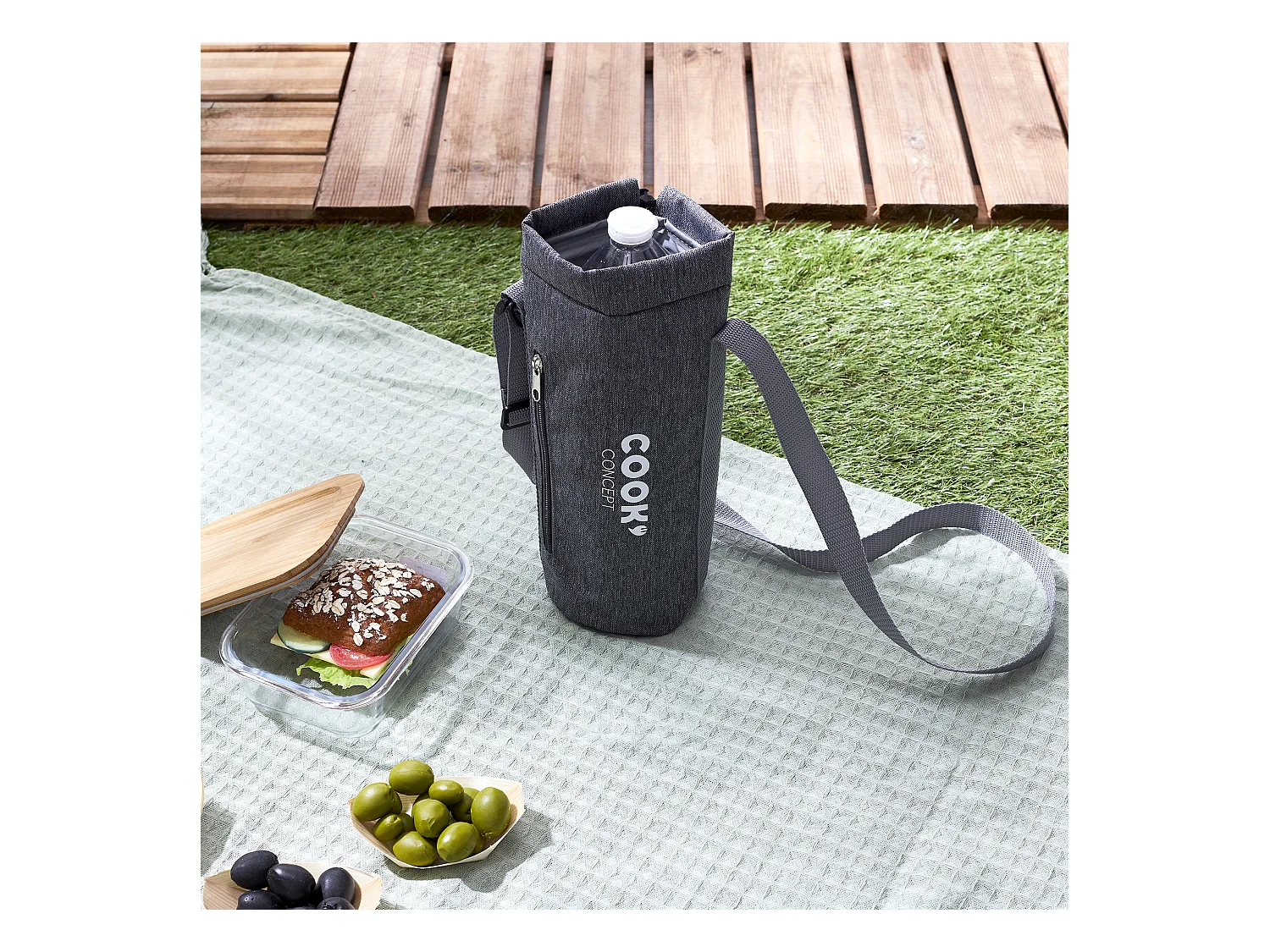 Sac Fraicheur Bouteille 1.5l Gris Gris