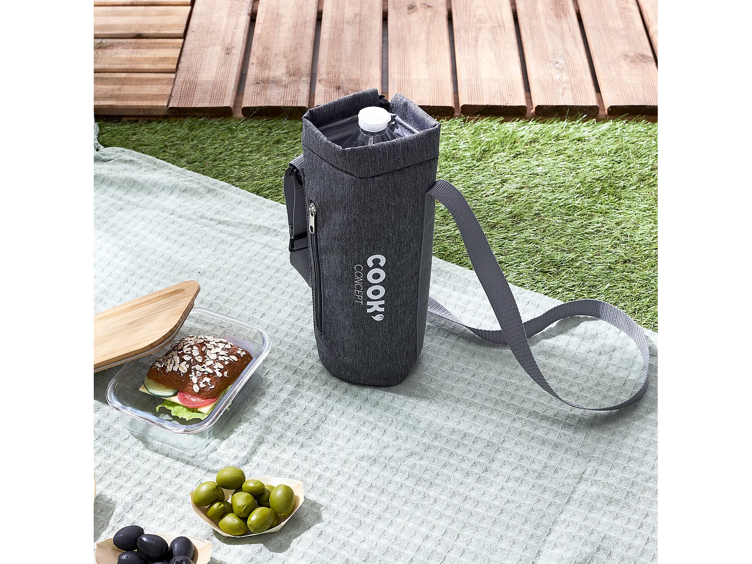 Sac Fraicheur Bouteille 1.5l Gris Gris