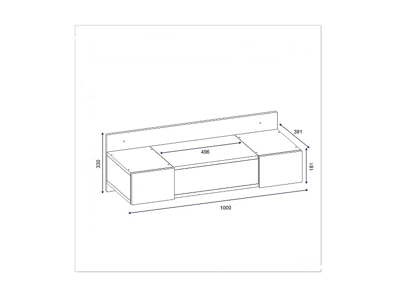 Table de maquillage ZAKKUM