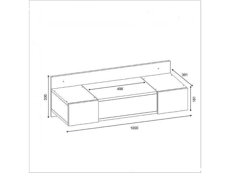 Table de maquillage ZAKKUM