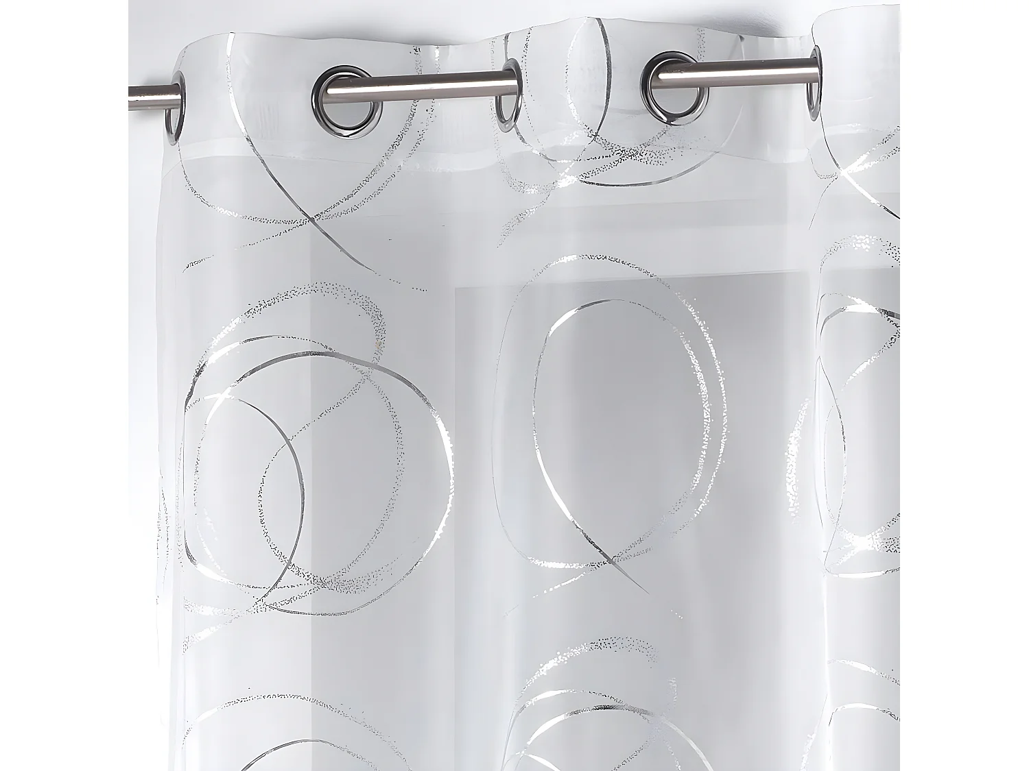 Rideau Voilage "Bully" 140x240cm Blanc