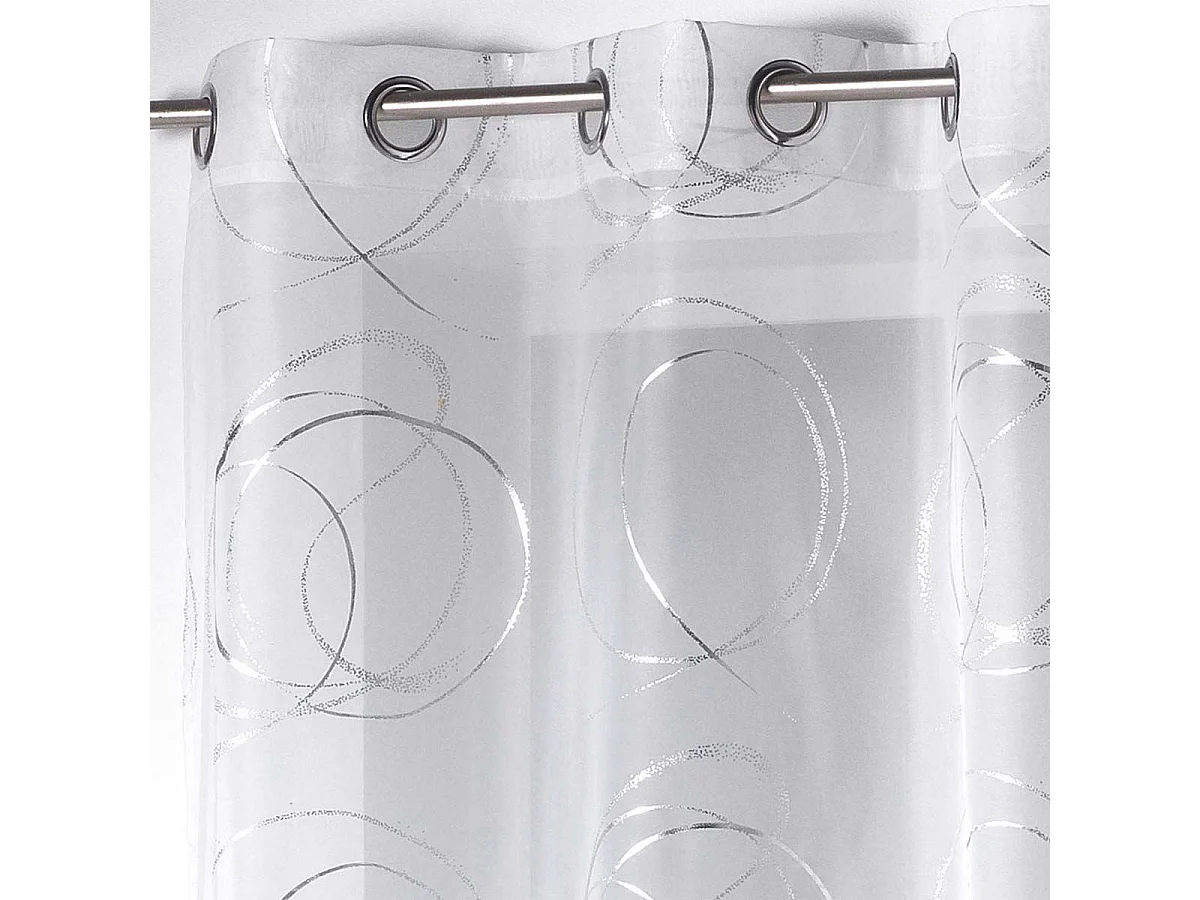 Rideau Voilage "Bully" 140x240cm Blanc