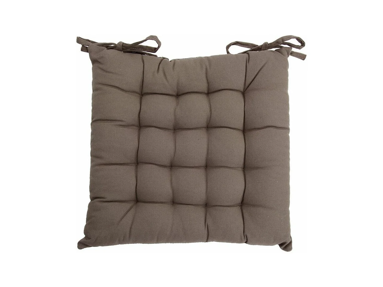 Galette de Chaise "Loria" 38x38cm Taupe