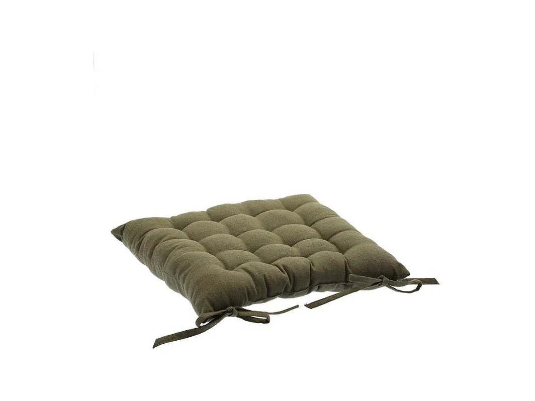 Galette de Chaise "Loria" 38x38cm Taupe