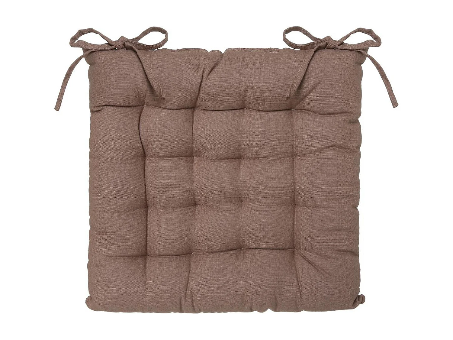 Galette de Chaise "Loria" 38x38cm Taupe