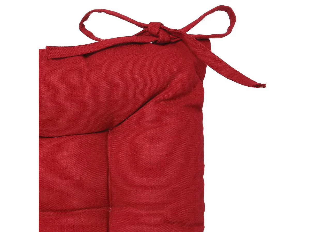 Galette de Chaise "Loria" 38x38cm Rouge