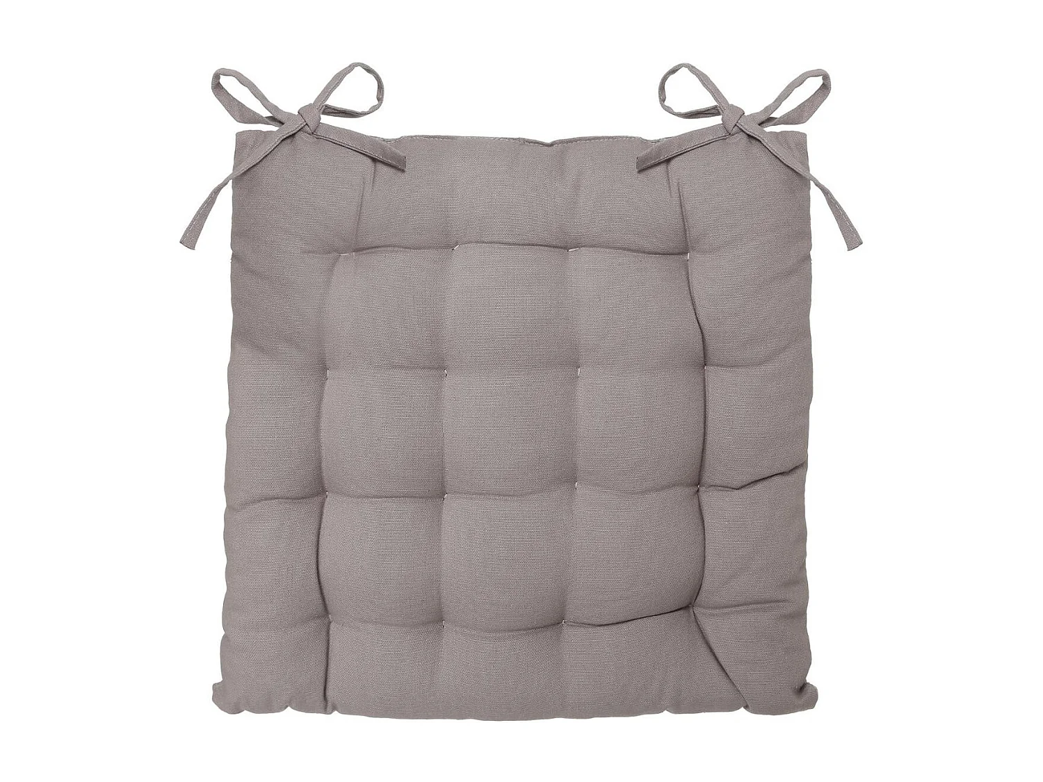 Galette de Chaise "Loria" 38x38cm Gris