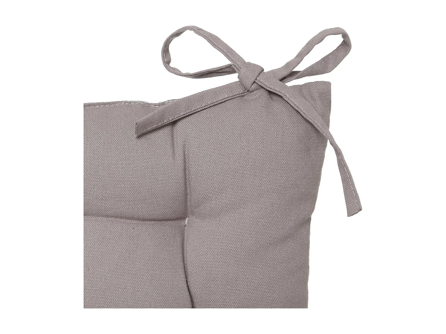 Galette de Chaise "Loria" 38x38cm Gris