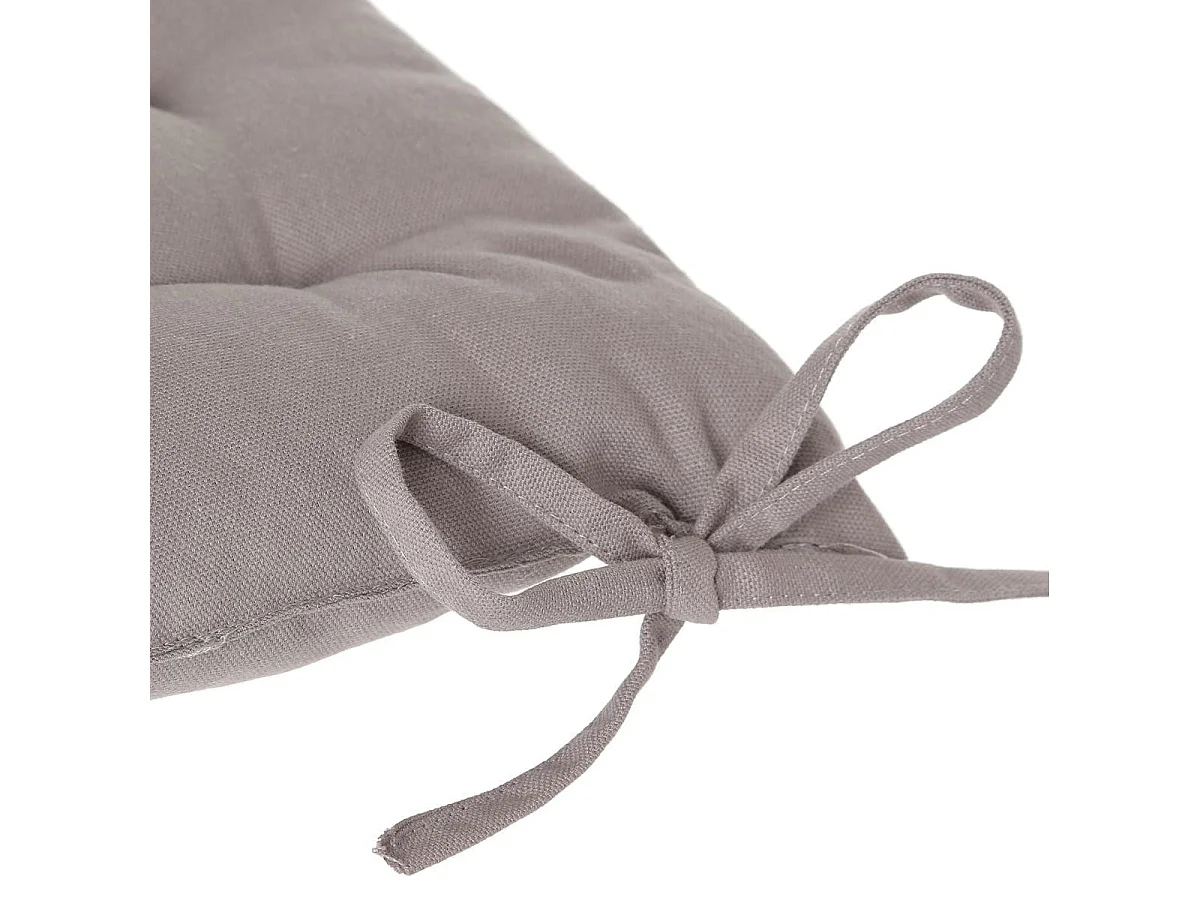 Galette de Chaise "Loria" 38x38cm Gris