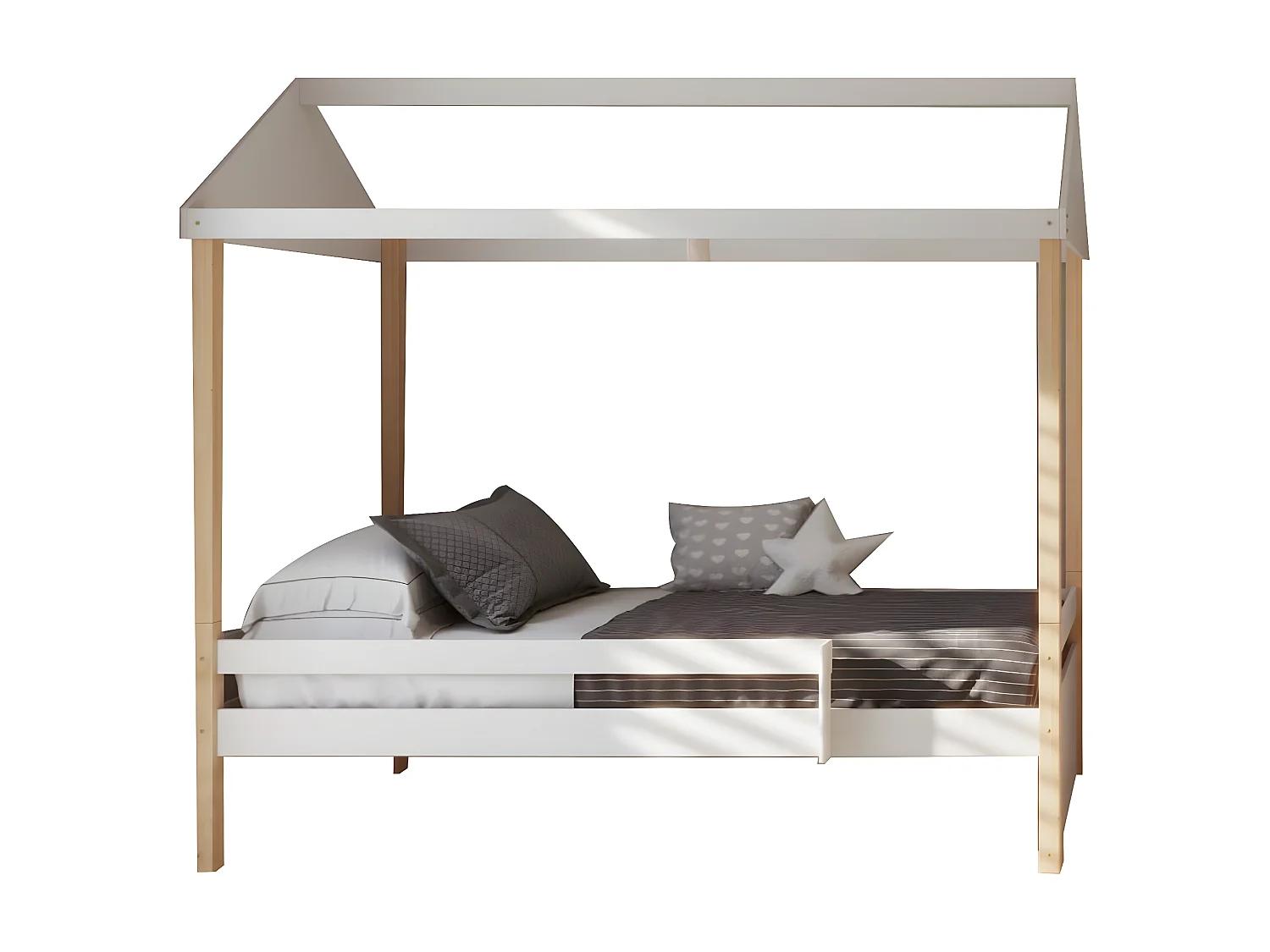 Lit de maison pour enfants pour garçons et filles.