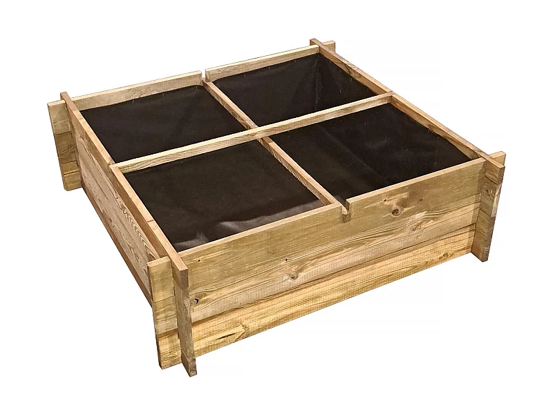 Gemüsebeet-Quadrat "Aroma" - 100 x 100 x 30 cm