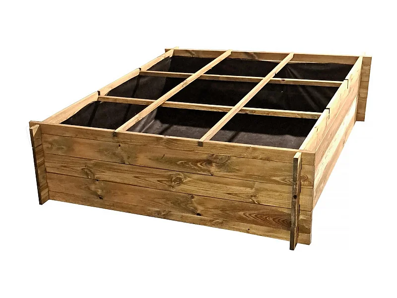 Gemüsebeet-Quadrat "Nigelle" - 140 x 140 x 40 cm