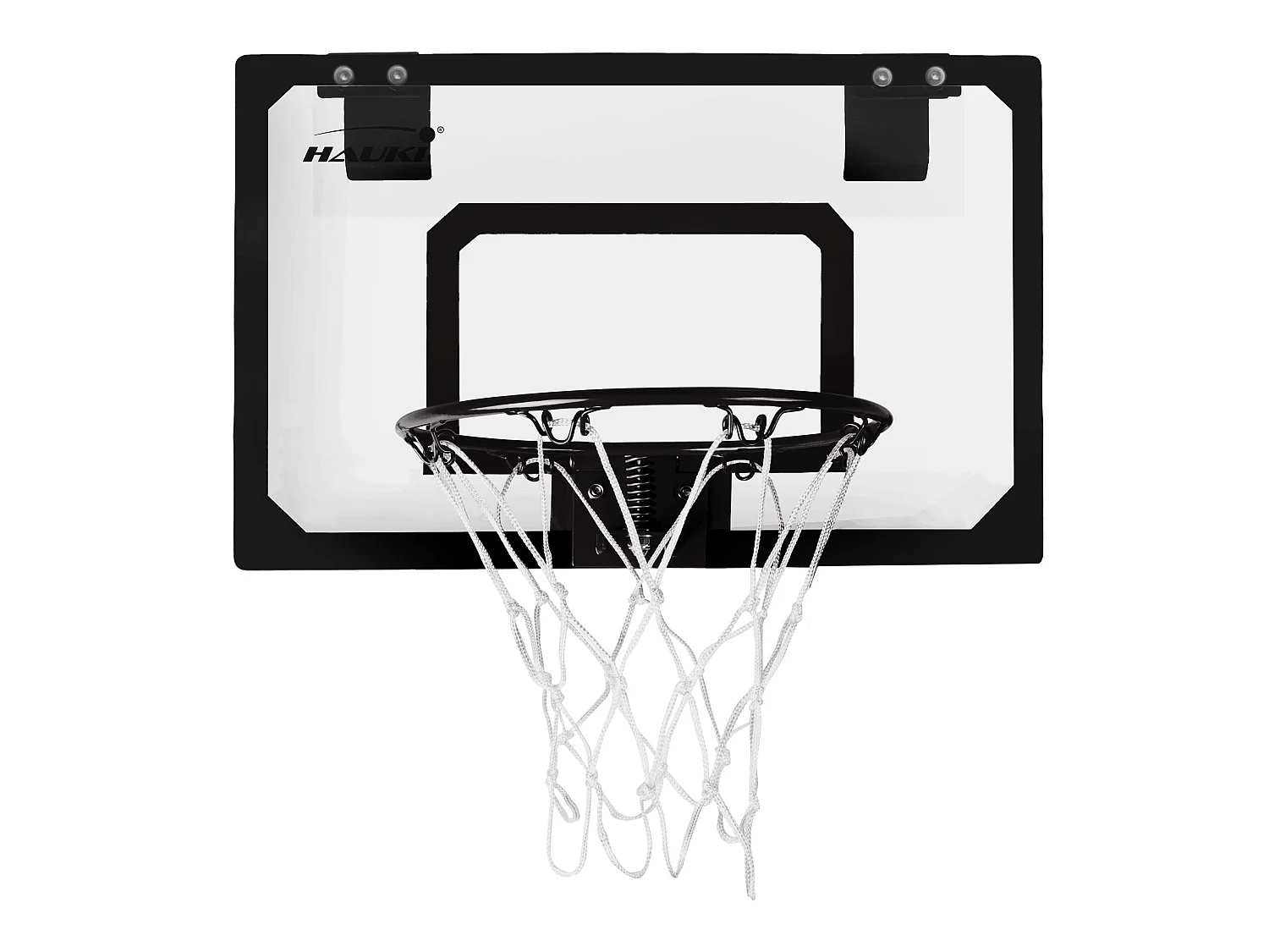 Set canestro da basket nero 58x40 cm 3 palline pompa palloni tabellone e anello
