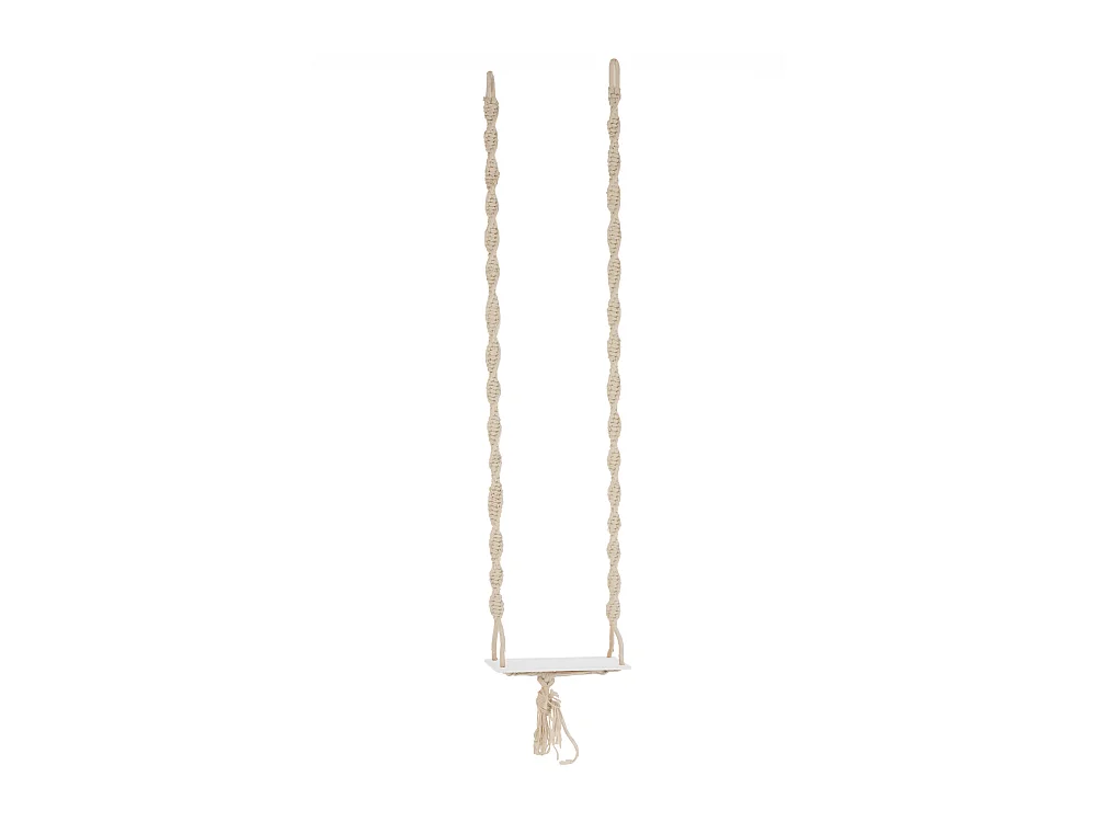 Balançoire en Bois & Coton "Boho" 264cm Beige