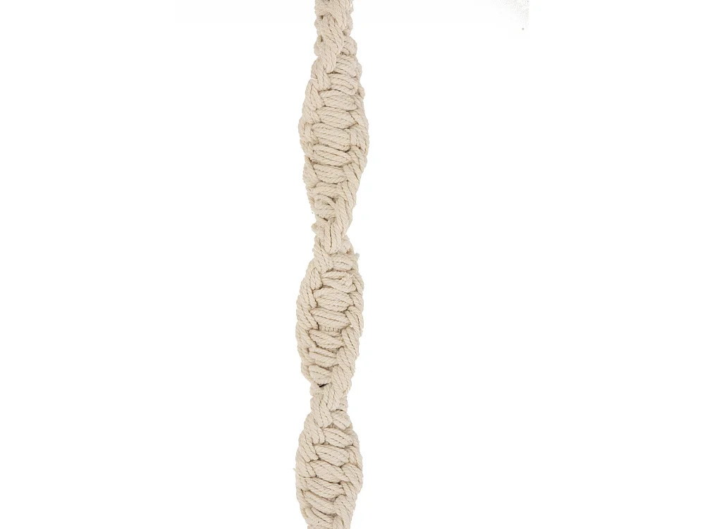 Balançoire en Bois & Coton "Boho" 264cm Beige