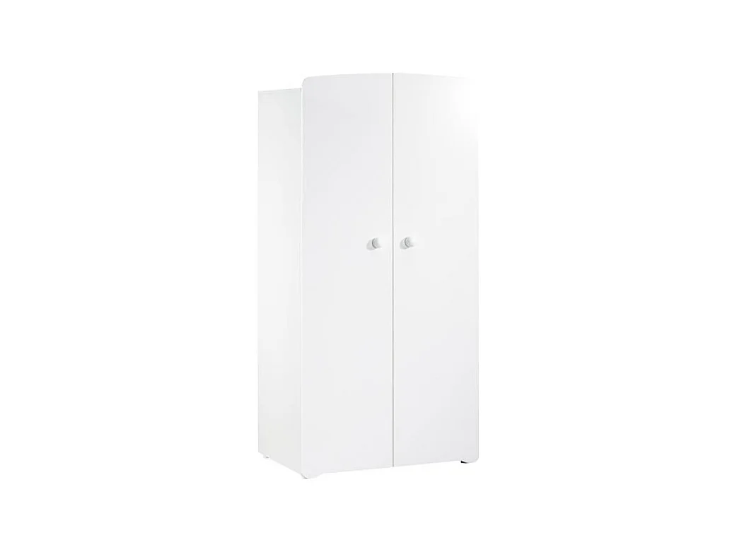 BABY PRICE New Basic Armoire Chambre bebe 2 Portes