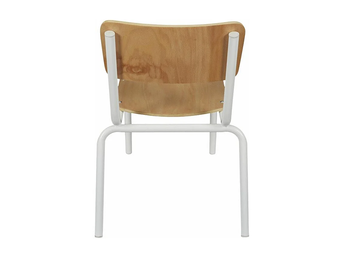 Kinderstuhl aus Holz und Metall