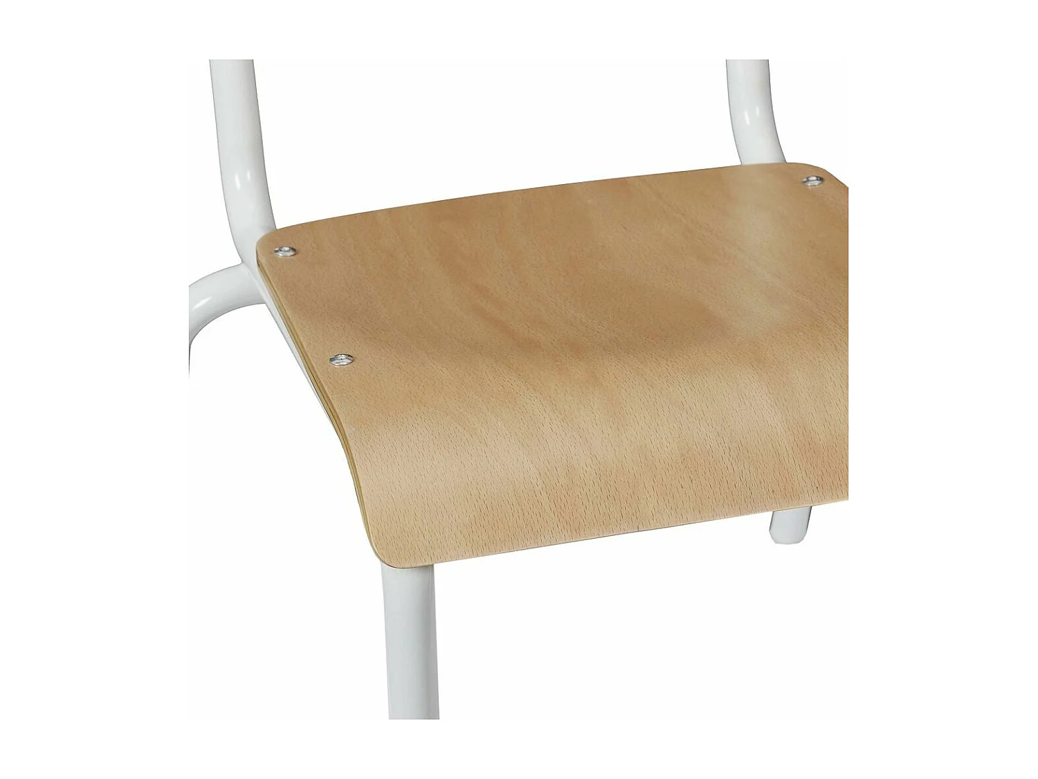 Kinderstuhl aus Holz und Metall