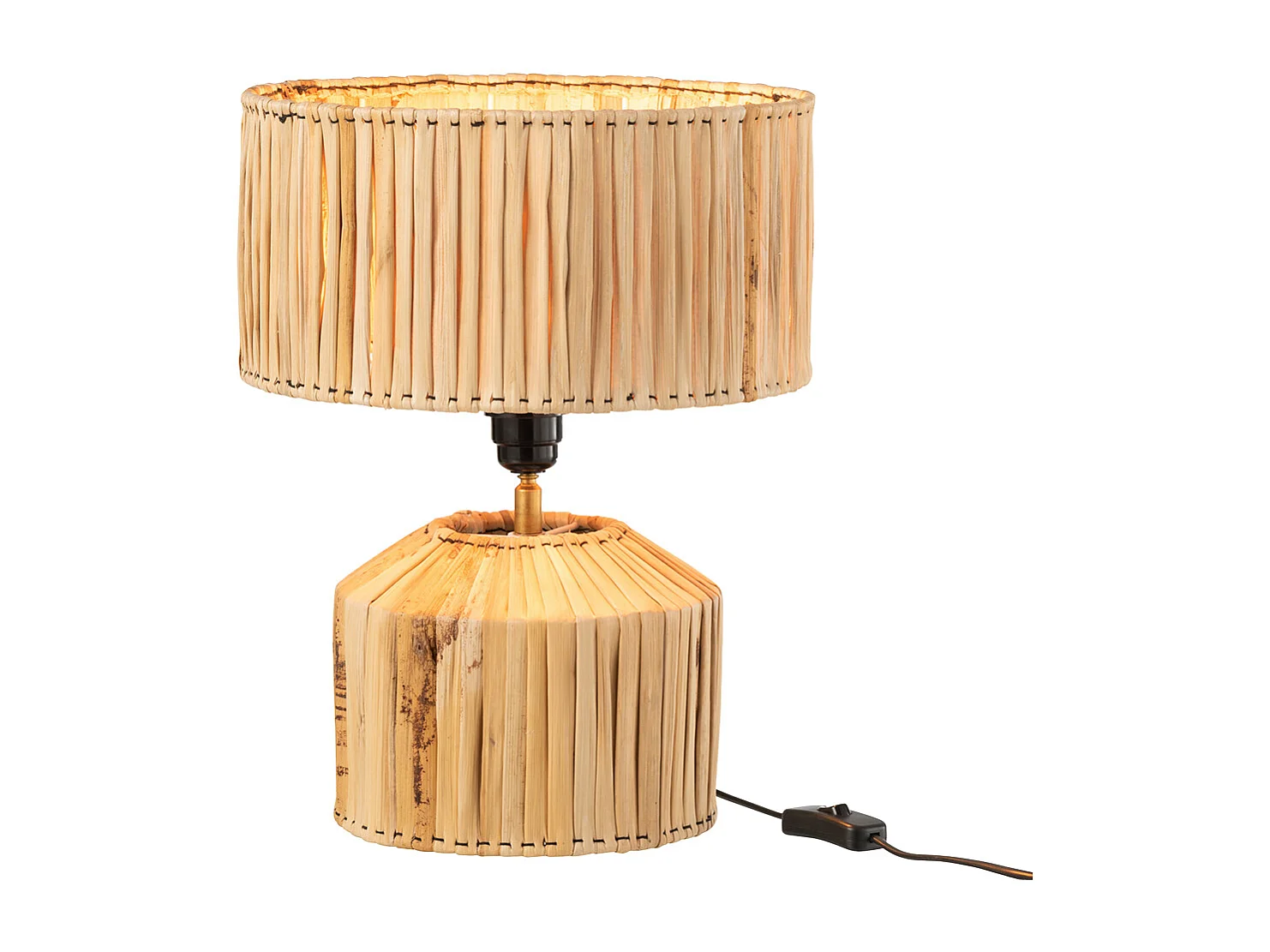 Lampe à Poser Design "Hanna" 41cm Naturel