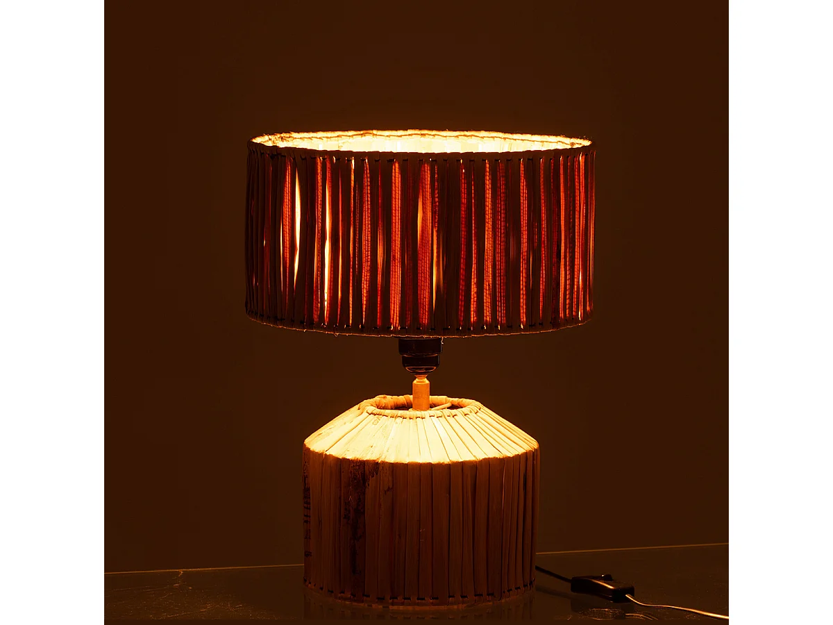 Lampe à Poser Design "Hanna" 41cm Naturel