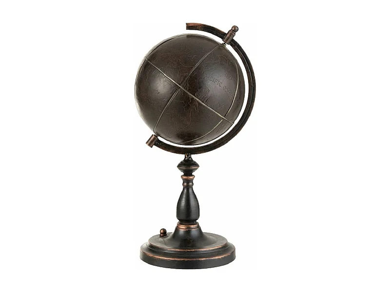 Globe Déco "Gravure" 64cm Marron