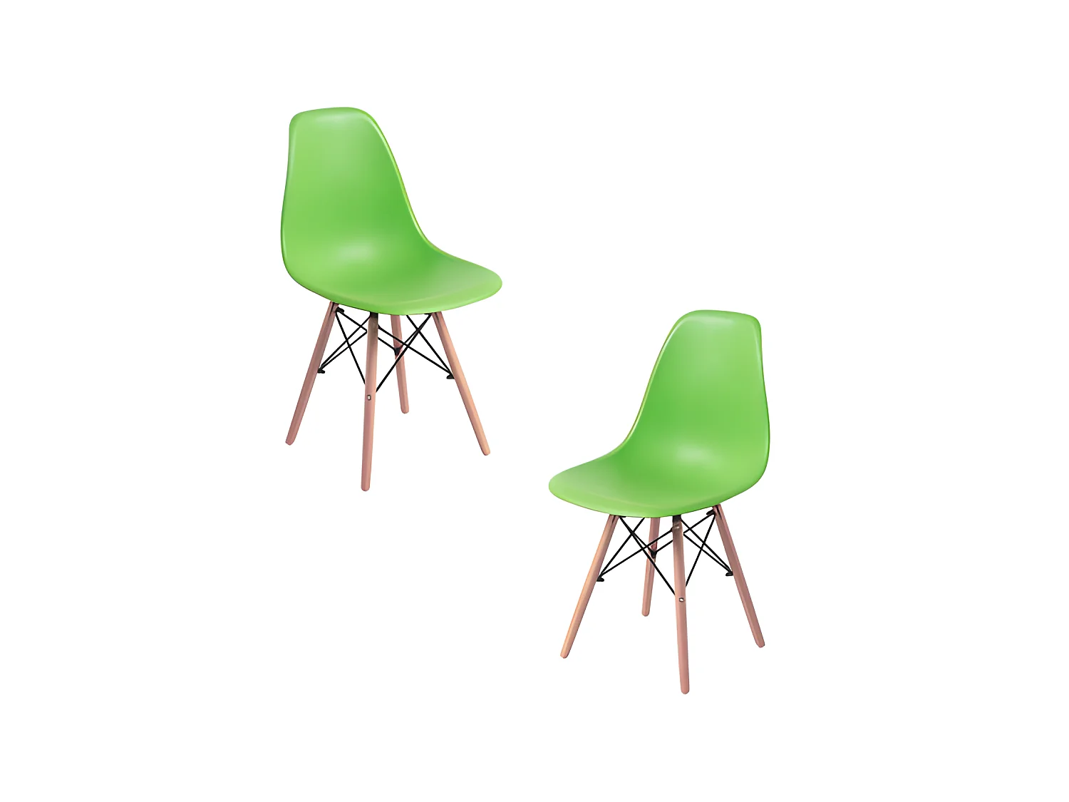 Pack 2 Sillas Tower Basic - Verde