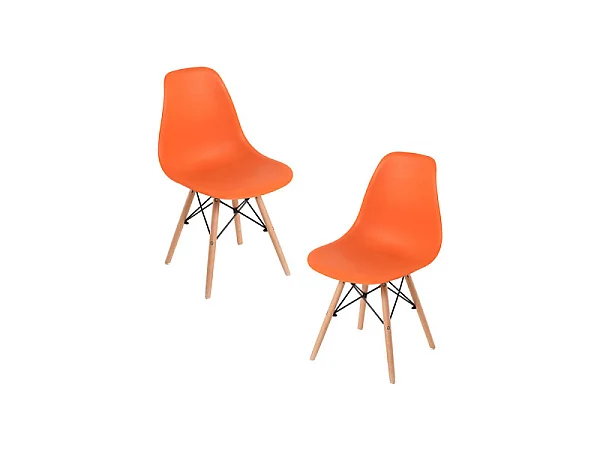 Pack 2 Sillas Tower Basic - Naranja