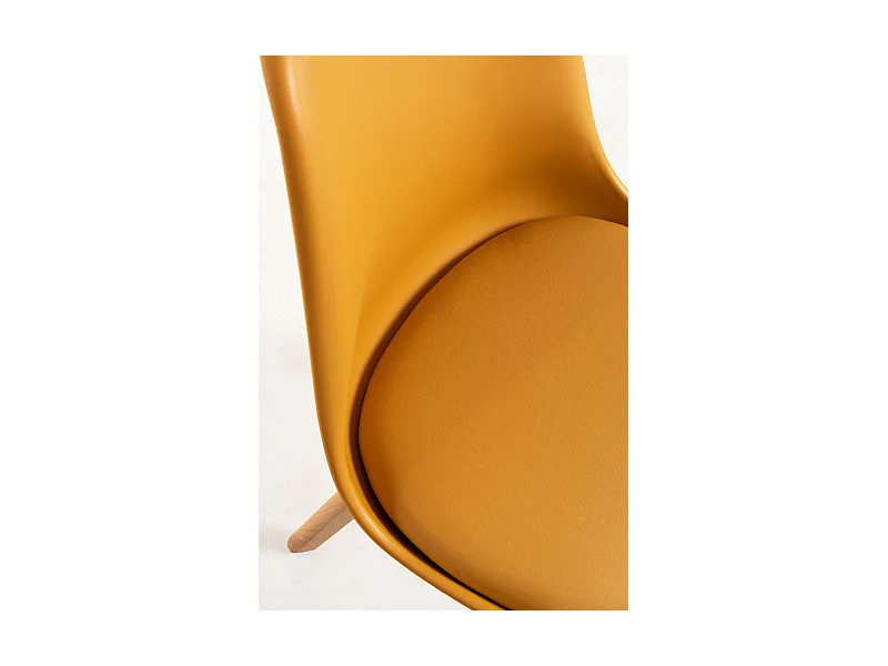 Packs Sillas Comedor - Pack 4 Sillas Synk Basic - Mostaza