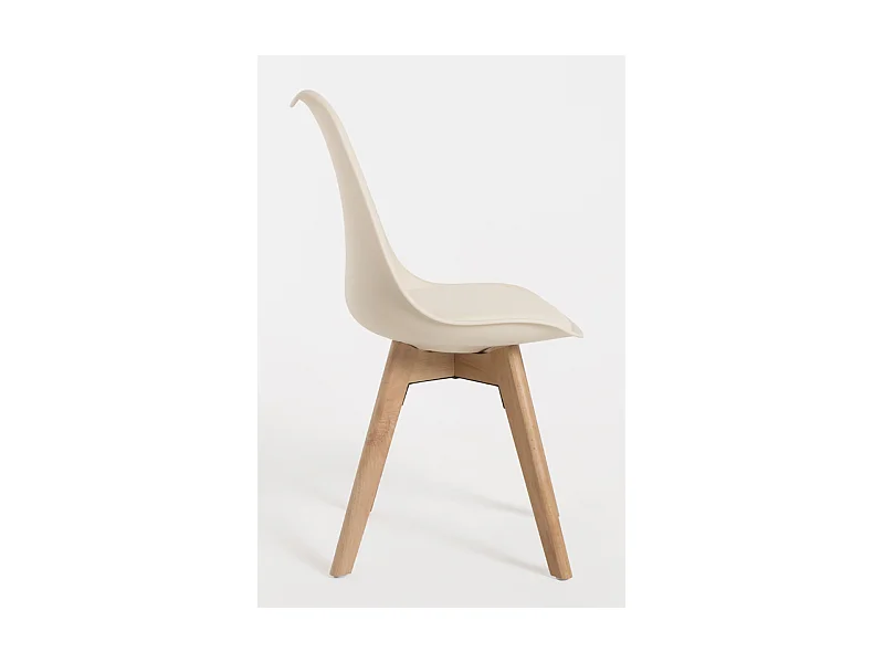 Packs Sillas Comedor - Pack 4 Sillas Synk Basic - Crema