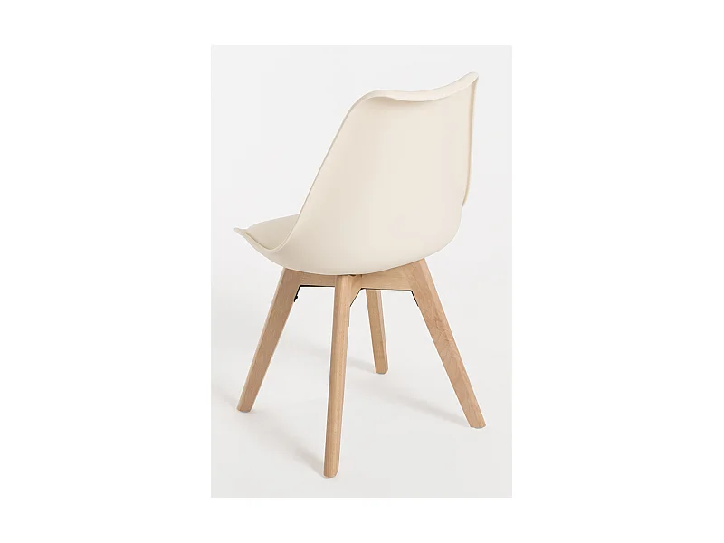 Packs Sillas Comedor - Pack 4 Sillas Synk Basic - Crema
