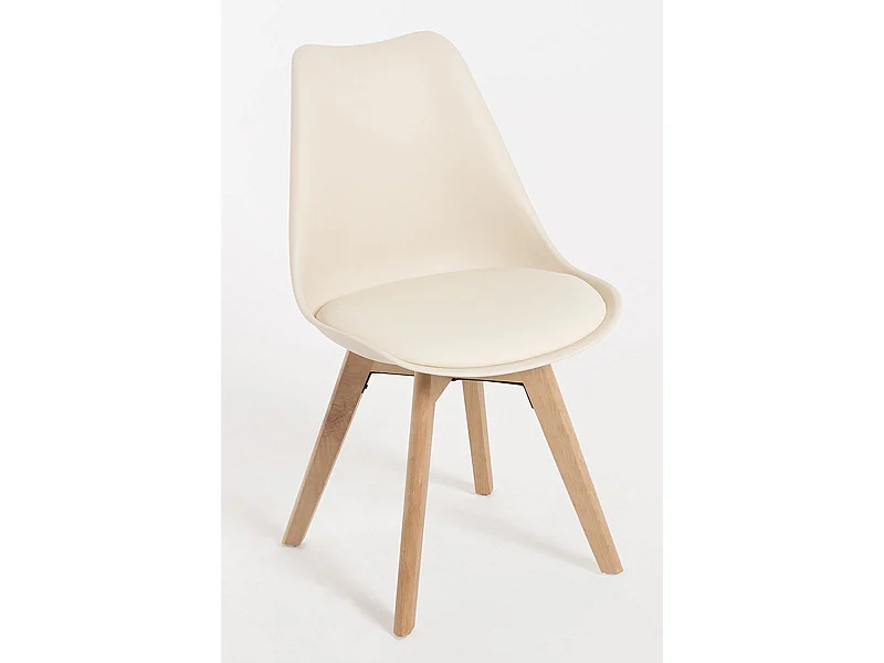 Packs Sillas Comedor - Pack 4 Sillas Synk Basic - Crema