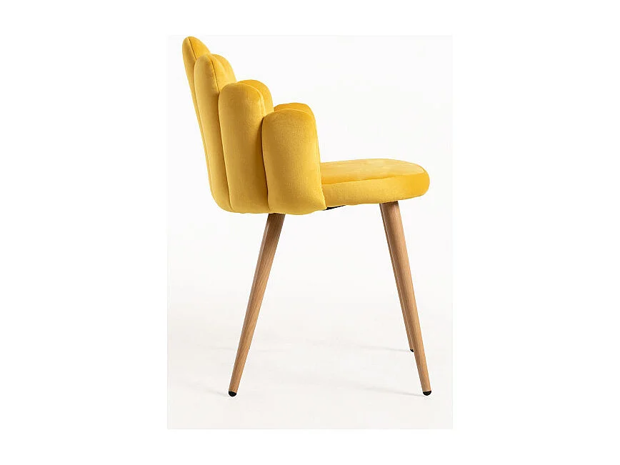 Packs Sillas Comedor - Pack 6 Sillas Hand Terciopelo - Amarillo