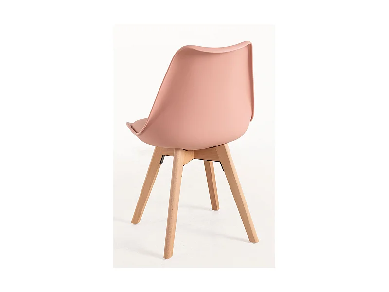 Packs Sillas Comedor - Pack 4 Sillas Synk Basic - Rosa Avellana