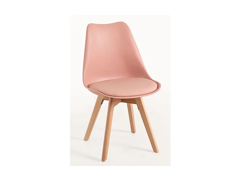 Packs Sillas Comedor - Pack 6 Sillas Synk Basic - Rosa Avellana