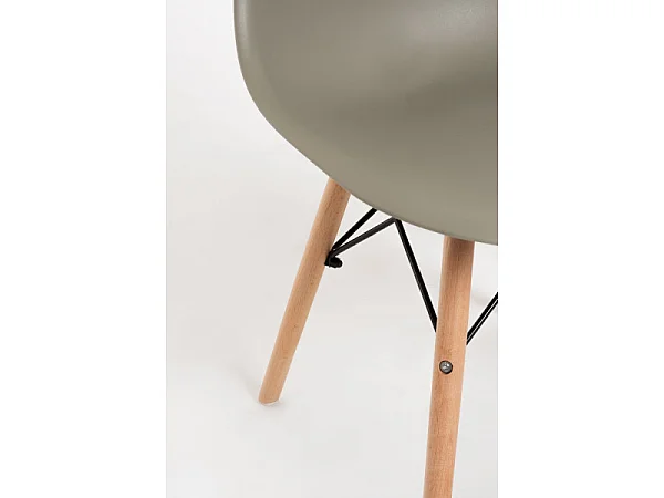 Pack 6 Sillas Tower Basic - Gris