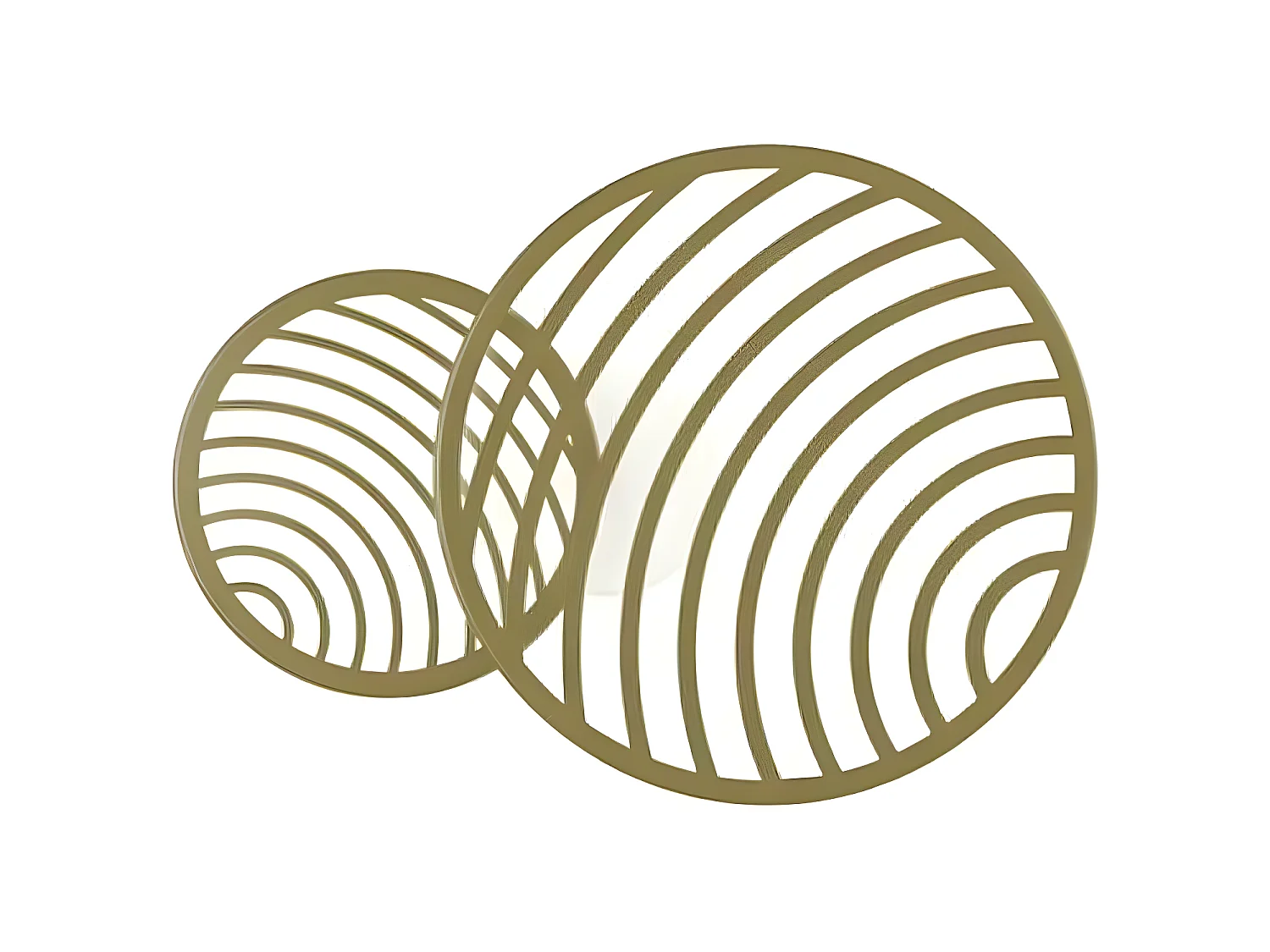 Aplique-Plafond LED 30w modèle COLLAGE en couleur or de MANTRA