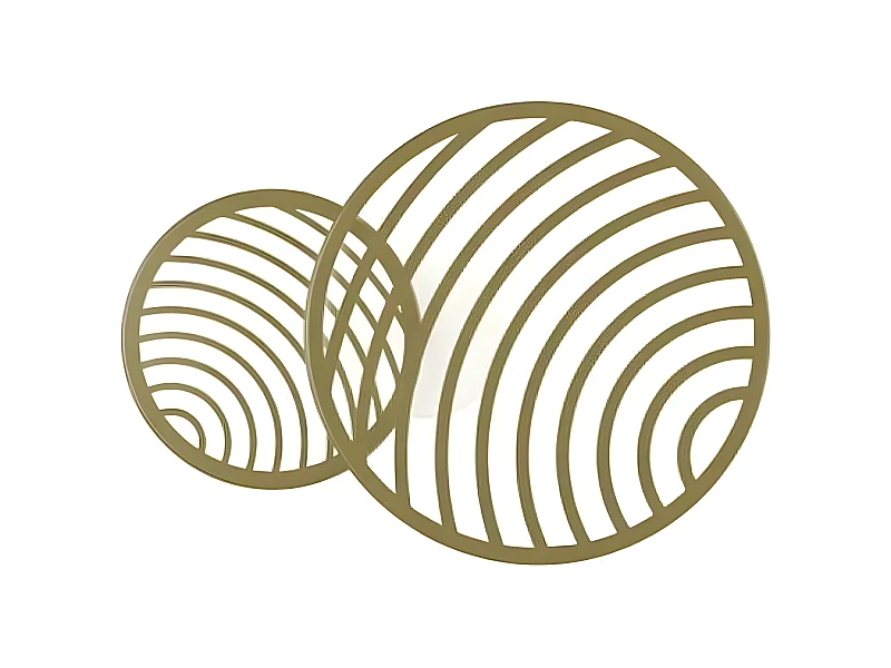 Aplique-Plafond LED 30w modèle COLLAGE en couleur or de MANTRA