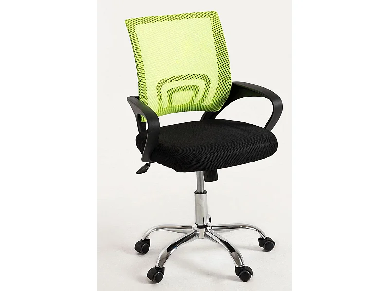 Silla de Oficina Verde y Negra Midi Pro - Máxima Ergonomía - Ideal para Escritorio y Gaming