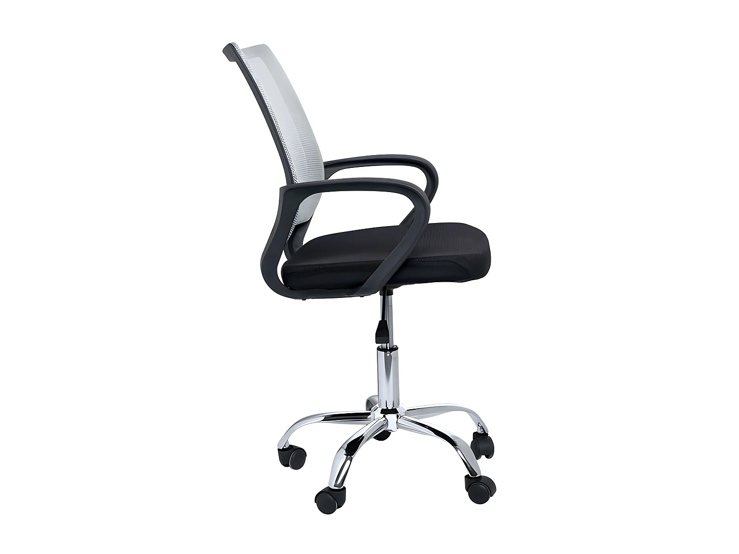 Silla de Oficina Gris y Negra Midi Pro - Máxima Ergonomía - Ideal para Escritorio y Gaming