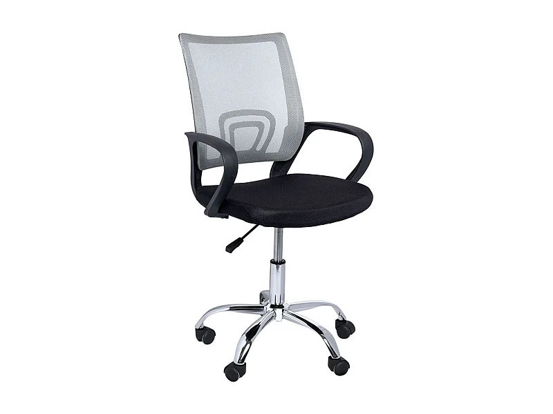 Silla de Oficina Gris y Negra Midi Pro - Máxima Ergonomía - Ideal para Escritorio y Gaming