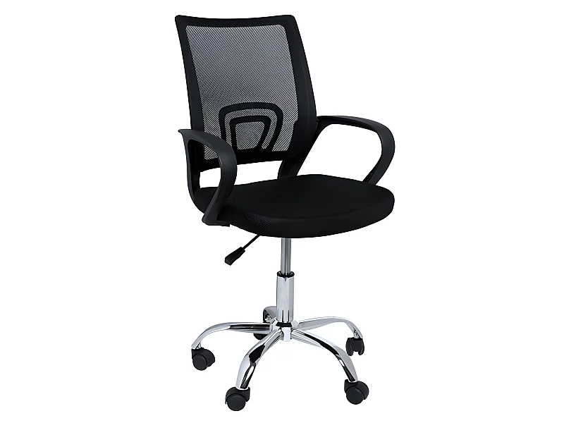 Silla de Oficina Negra Midi Pro - Máxima Ergonomía - Ideal para Escritorio y Gaming