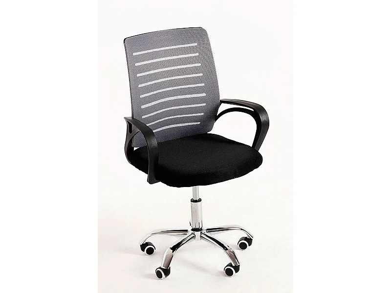 Silla de EscritorioGris Visi - Máxima Ergonomía - Ideal para Escritorio y Gaming