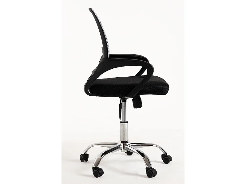 Silla de Oficina Blanca y Negro Midi Pro - Máxima Ergonomía - Ideal para Escritorio y Gaming
