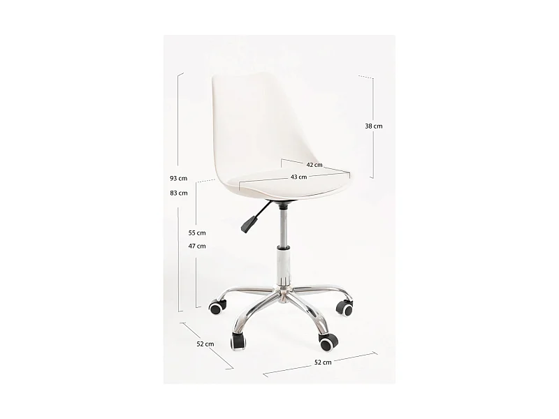 Silla de Oficina Blanca Neo - Máxima Ergonomía - Ideal para Escritorio y Gaming