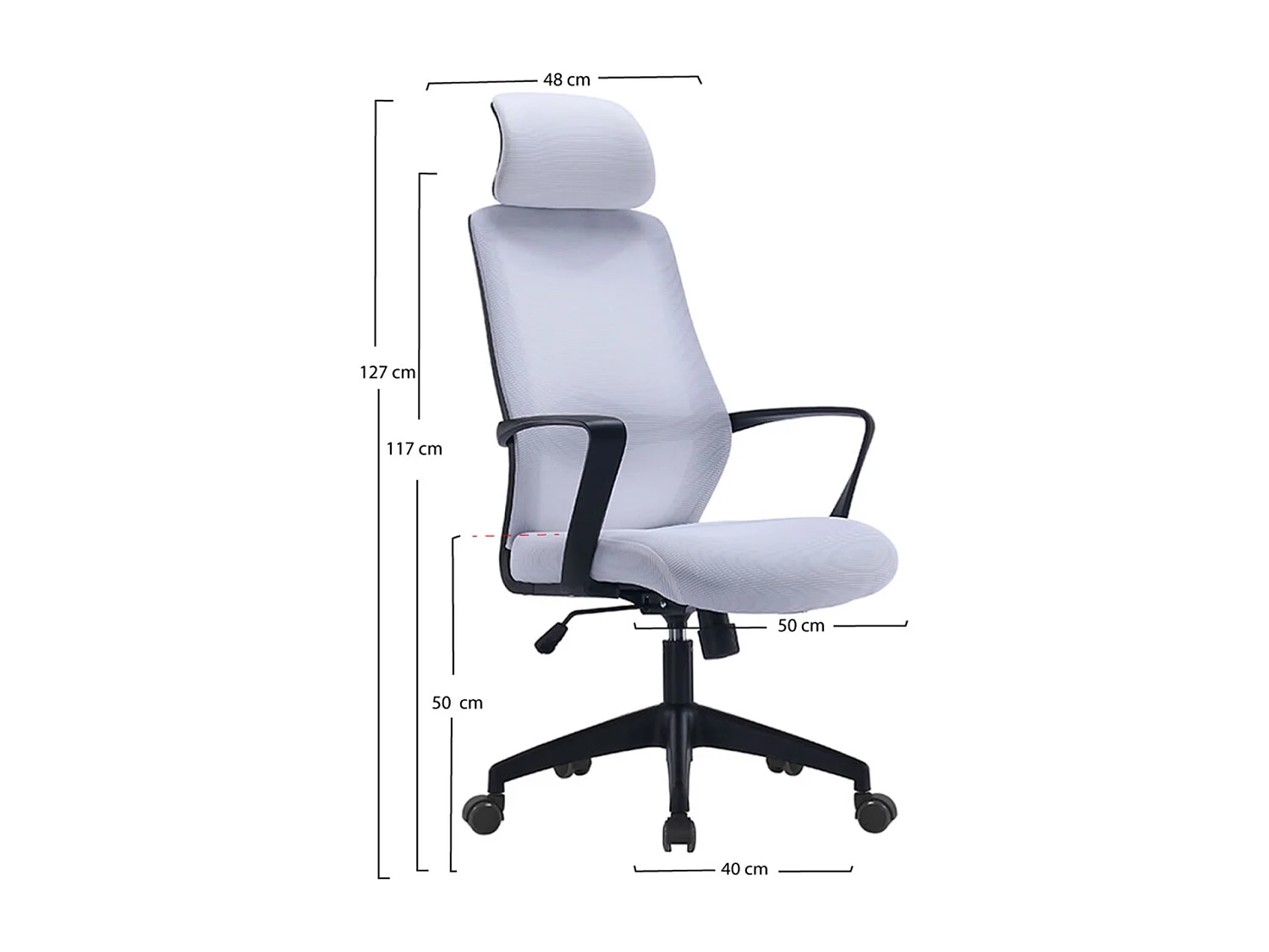 Silla de Oficina Blanca Gomic - Máxima Ergonomía - Ideal para Escritorio y Gaming